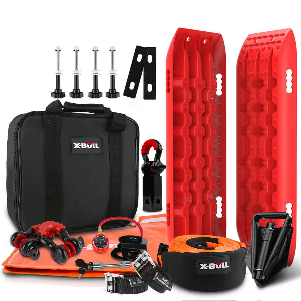X-BULL Winch Recovery Kit Snatch Strap Off Road 4WD Mounting Pins Reco ...